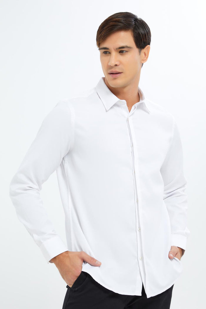 Redtag-Men-Formal-Shirt-365,-CAPSULE-BUY,-Category:Shirts,-Colour:White,-Deals:New-In,-Filter:Men's-Clothing,-Men-Shirts,-New-In-Men-APL,-Non-Sale,-Section:Men-Men's-