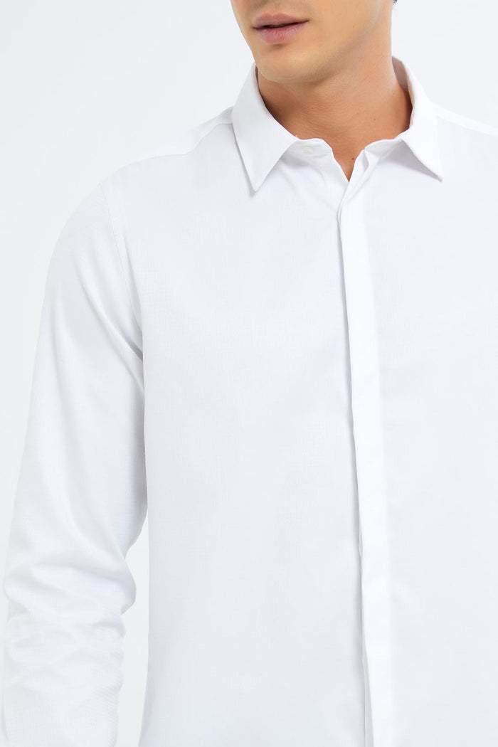 Redtag-Men-Formal-Shirt-365,-CAPSULE-BUY,-Category:Shirts,-Colour:White,-Deals:New-In,-Filter:Men's-Clothing,-Men-Shirts,-New-In-Men-APL,-Non-Sale,-Section:Men-Men's-