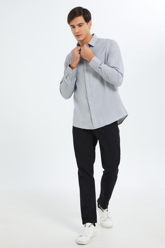 Redtag-Men-Formal-Shirt-365,-CAPSULE-BUY,-Category:Shirts,-Colour:Charcoal,-Deals:New-In,-Filter:Men's-Clothing,-Men-Shirts,-New-In-Men-APL,-Non-Sale,-Section:Men-Men's-