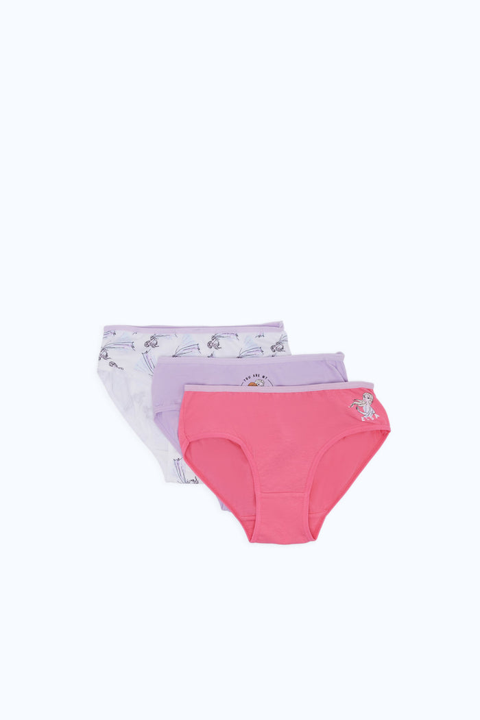 Redtag-Girls-3Pk-Character-Brief--Elsa-365,-Category:Briefs,-Colour:Assorted,-Deals:New-In,-ESS,-Event:STRATEGY,-Filter:Girls-(2-to-8-Yrs),-GIR-Briefs,-H1:KWR,-H2:GIR,-H3:UNW,-H4:BRE,-New-In-GIR-APL,-Non-Sale,-Packs,-Promo:ESS,-Season:365,-Section:Girls-(0-to-14Yrs),-Set:Set-of-3-Girls-2 to 8 Years