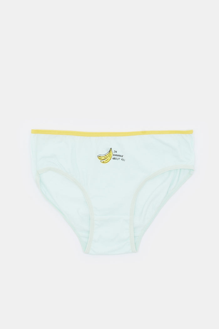 Redtag-Girls-5Pack--Fruit-Design-Brief-365,-Category:Briefs,-Colour:Assorted,-Deals:New-In,-ESS,-Event:STRATEGY,-Filter:Girls-(2-to-8-Yrs),-GIR-Briefs,-H1:KWR,-H2:GIR,-H3:UNW,-H4:BRE,-KWRGIRUNWBRE,-New-In-GIR-APL,-Non-Sale,-Packs,-ProductType:Briefs-Bikini,-Promo:ESS,-Season:365,-Section:Girls-(0-to-14Yrs),-Set:Set-of-5-Girls-2 to 8 Years