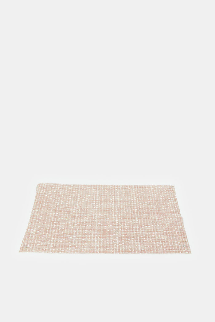 Redtag-Pink-Rectangle-Placemat-Category:Placemats-&-Coasters,-Colour:Pink,-Deals:New-In,-Filter:Home-Dining,-H1:HMW,-H2:DIN,-H3:KIS,-H4:MAC,-HMW-DIN-Kitchen-Accessories,-HMWDINKISMAC,-New-In-HMW-DIN,-Non-Sale,-Packs,-ProductType:Coasters,-Promo:MELODY,-S23C,-Season:S23C,-Section:Homewares,-Set:Set-of-4,-Style:SET-Home-Dining-
