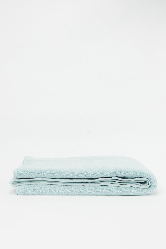 Redtag-Blue-Luxury-Cotton-Beach-Towel-Category:Towels,-Colour:Blue,-Deals:New-In,-Filter:Home-Bathroom,-H1:HMW,-H2:BAC,-H3:TOW,-H4:BEA,-HMW-BAC-Towels,-New-In-HMW-BAC,-Non-Sale,-S23C,-Season:S23C,-Section:Homewares,-Style:PREMIUM-Home-Bathroom-