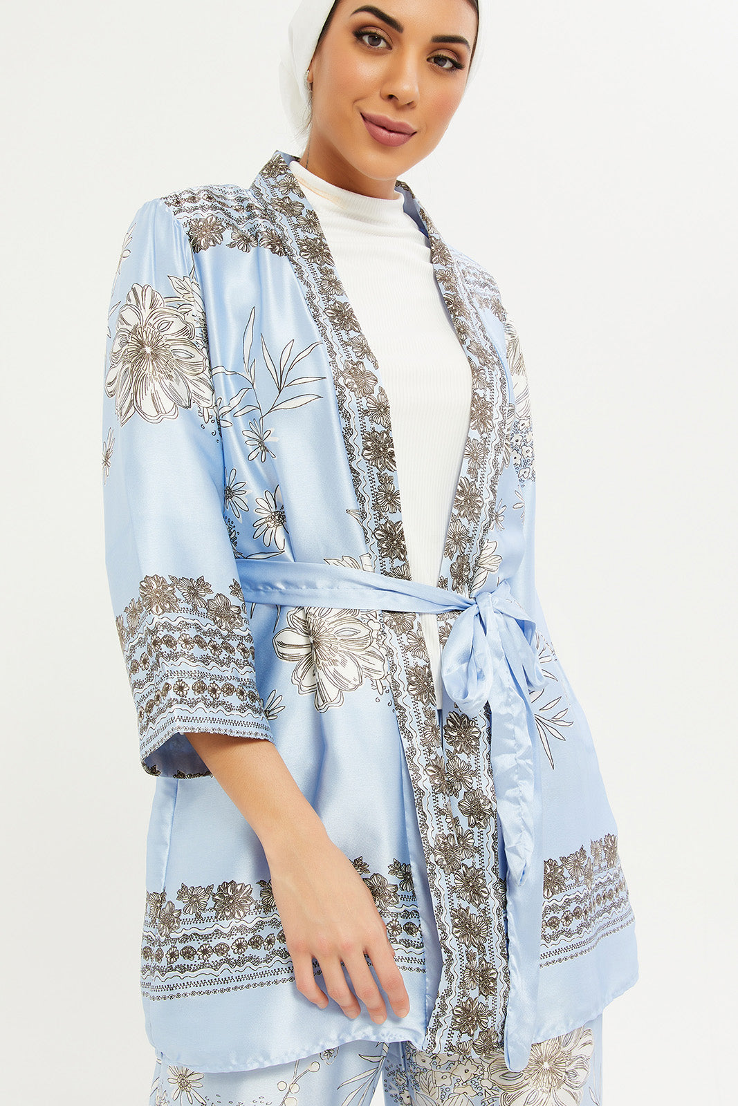Belted Robe Cardigan in Cardigans