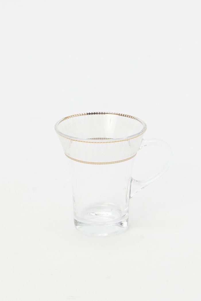 Redtag-White-Geomatric-Glass-Tea-Cup-&-Saucer-Category:Cups-&-Mugs,-Colour:White,-Deals:New-In,-Filter:Home-Dining,-H1:HMW,-H2:DIN,-H3:CRC,-H4:CSN,-HMW-DIN-Crockery,-HMWDINCRCCSN,-New-In-HMW-DIN,-Non-Sale,-ProductType:Cup-And-Saucer,-Promo:HAYDEN,-S23C,-Season:S23C,-Section:Homewares,-Style:FASHION-Home-Dining-