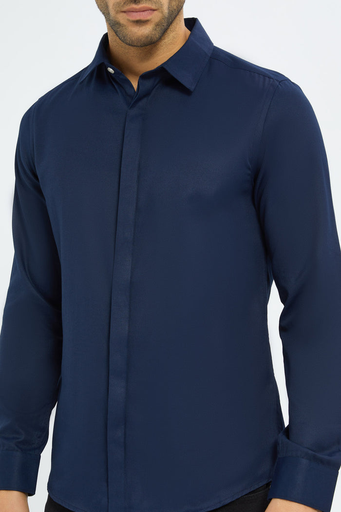 Redtag-Men-Formal-Shirt-365,-CAPSULE-BUY,-Category:Shirts,-Colour:Navy,-Deals:New-In,-Event:Special-Buy,-Filter:Men's-Clothing,-H1:MWR,-H2:GEN,-H3:SHI,-H4:CSH,-Men-Shirts,-New-In-Men-APL,-Non-Sale,-Promo:CAPSULE-BUY,-Season:365365,-Section:Men-Men's-