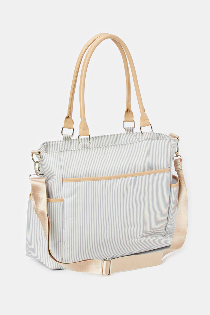 Redtag-Beige-Mama-Bag-Category:Bags,-Colour:Beige,-Deals:New-In,-Filter:Newborn-Accessories,-H1:ACC,-H2:NBN,-H3:FEC,-H4:FEC-FEEDING-AND-CHANGING,-NBN-Bags,-New-In,-New-In-NBN-ACC,-Non-Sale,-ProductType:Baby-Diaper-Bags,-S23C,-Season:S23C,-Section:Boys-(0-to-14Yrs)-New-Born-Baby-