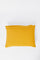 Redtag-Mustard/Brown-Stipe-Cushion-Category:Cushions,-Colour:Mustard,-Deals:New-In,-Filter:Home-Bedroom,-H1:HMW,-H2:BED,-H3:BCC,-H4:CUS,-HMW-BED-Cushions,-HMWBEDBCCCUS,-New-In-HMW-BED,-Non-Sale,-ProductType:Cushions,-Season:W23O,-Section:Homewares,-W23O-Home-Bedroom-