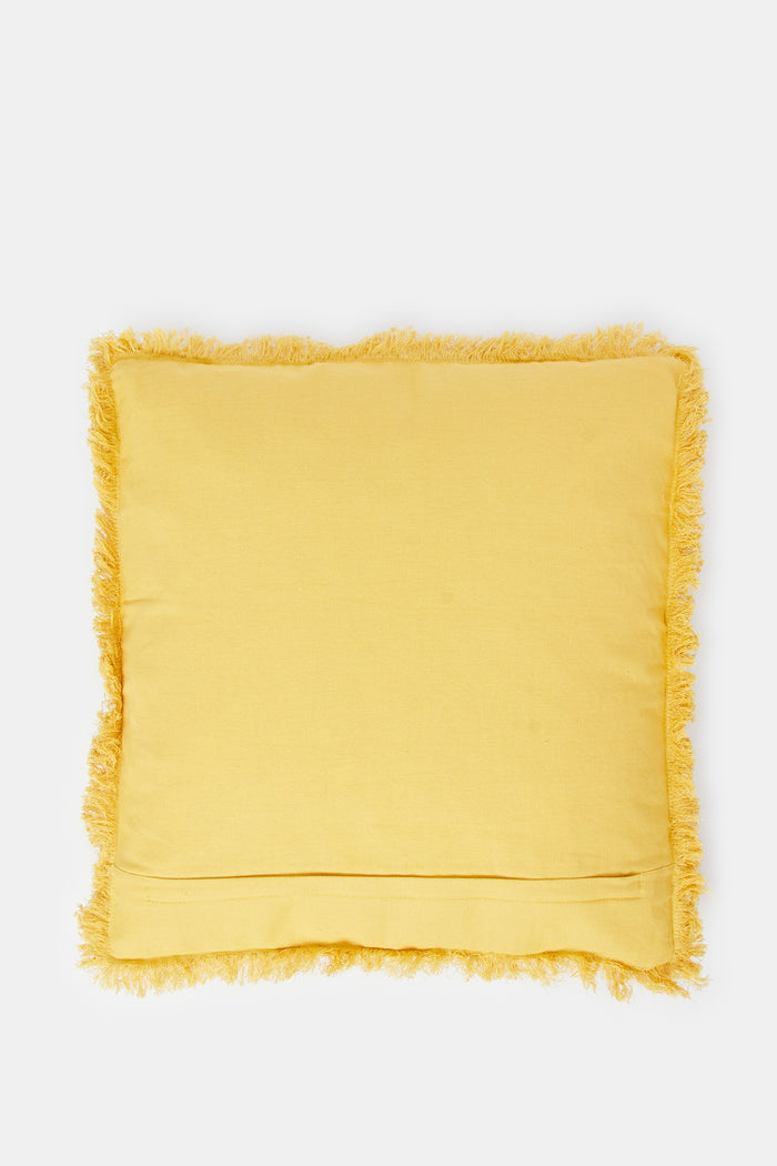 Redtag-Mustard-Textured-Cushion-Category:Cushions,-Colour:Mustard,-Deals:New-In,-Filter:Home-Bedroom,-H1:HMW,-H2:BED,-H3:BCC,-H4:CUS,-HMW-BED-Cushions,-HMWBEDBCCCUS,-New-In-HMW-BED,-Non-Sale,-ProductType:Cushions,-Season:W23O,-Section:Homewares,-W23O-Home-Bedroom-