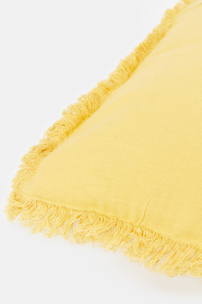 Redtag-Mustard-Textured-Cushion-Category:Cushions,-Colour:Mustard,-Deals:New-In,-Filter:Home-Bedroom,-H1:HMW,-H2:BED,-H3:BCC,-H4:CUS,-HMW-BED-Cushions,-HMWBEDBCCCUS,-New-In-HMW-BED,-Non-Sale,-ProductType:Cushions,-Season:W23O,-Section:Homewares,-W23O-Home-Bedroom-