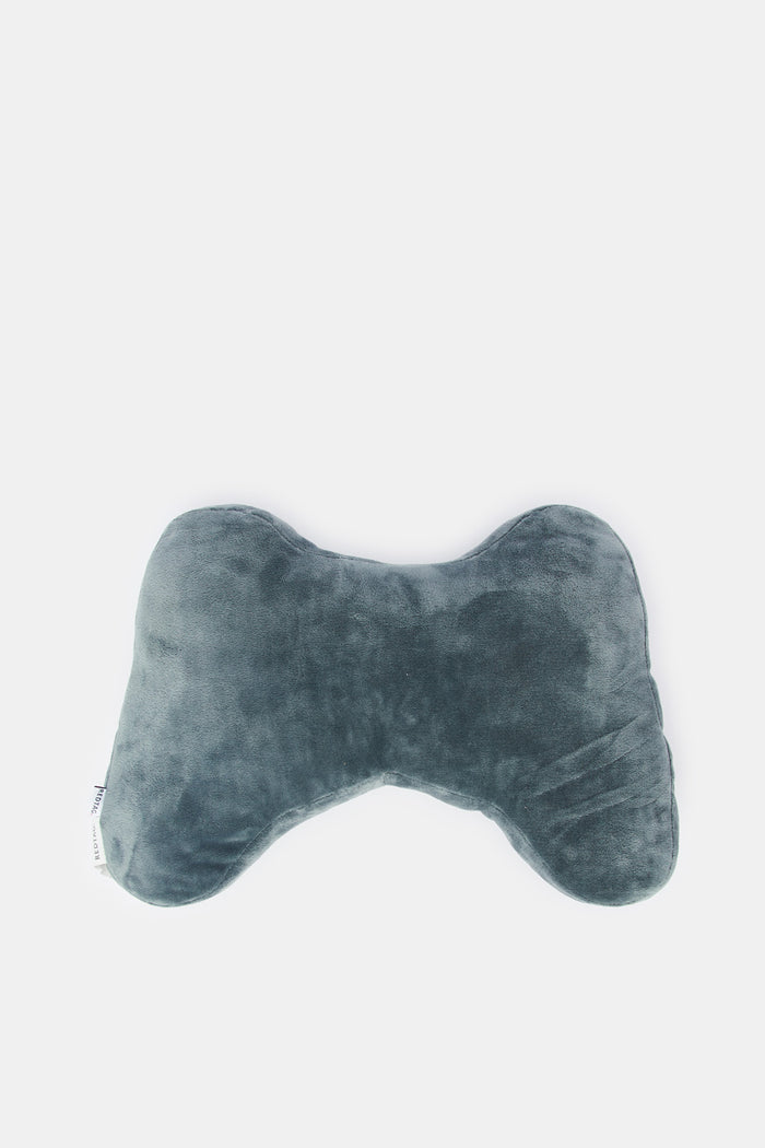 Redtag-Grey-Game-Player-Kids-Cushion-Category:Cushions,-Colour:Grey,-Deals:New-In,-Filter:Home-Bedroom,-H1:HMW,-H2:BED,-H3:BCC,-H4:CUS,-HMW-BED-Cushions,-HMWBEDBCCCUS,-New-In-HMW-BED,-Non-Sale,-ProductType:Kids-Cushions,-Season:W23O,-Section:Homewares,-W23O-Home-Bedroom-