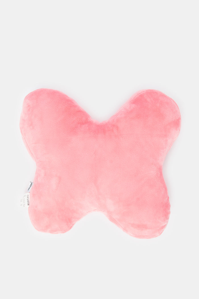 Redtag-Pink-Butterfly-Kids-Cushion-Category:Cushions,-Colour:Pink,-Deals:New-In,-Filter:Home-Bedroom,-H1:HMW,-H2:BED,-H3:BCC,-H4:CUS,-HMW-BED-Cushions,-HMWBEDBCCCUS,-New-In-HMW-BED,-Non-Sale,-ProductType:Kids-Cushions,-Season:W23O,-Section:Homewares,-W23O-Home-Bedroom-