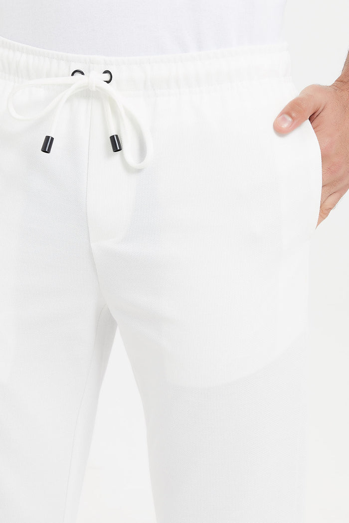 Redtag-White-Pull-On-Trousers-Category:Joggers,-Colour:White,-Deals:New-In,-Filter:Men's-Clothing,-H1:MWR,-H2:GEN,-H3:SPW,-H4:ATP,-Men-Joggers,-New-In-Men,-Non-Sale,-ProductType:Joggers,-S23E,-Season:S23E,-Section:Men-Men's-