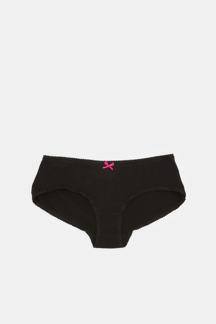 Redtag-Assorted-Boy-Leg--Brief-(5-Pack)-365,-Category:Briefs,-Colour:Assorted,-Deals:New-In,-Filter:Women's-Clothing,-H1:LWR,-H2:LDL,-H3:LIN,-H4:BRE,-New-In-Women,-Non-Returnable,-Non-Sale,-ProductType:Briefs-Boyleg,-Season:365365,-Section:Women,-Women-Briefs--