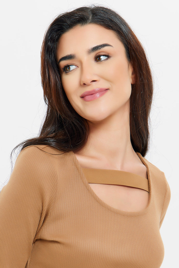 Redtag-Sand-Top-Category:Tops,-Colour:Sand,-Deals:New-In,-Filter:Women's-Clothing,-H1:LWR,-H2:LDC,-H3:JYT,-H4:FJT,-LDC,-LDC-Tops,-LWRLDCJYTFJT,-New-In-LDC,-Non-Sale,-ProductType:Tops,-S23E,-Season:S23E,-Section:Women,-TBL,-women-clothing,-women-tops-Women's-