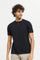 Redtag-Black-Henley-T-Shirt-Category:T-Shirts,-Colour:Black,-Deals:New-In,-Filter:Men's-Clothing,-H1:MWR,-H2:GEN,-H3:TSH,-H4:TSH,-Men-T-Shirts,-MWRGENTSHTSH,-New-In-Men,-Non-Sale,-ProductType:Plain-T-Shirts,-S23E,-Season:S23E,-Section:Men,-TBL-Men's-