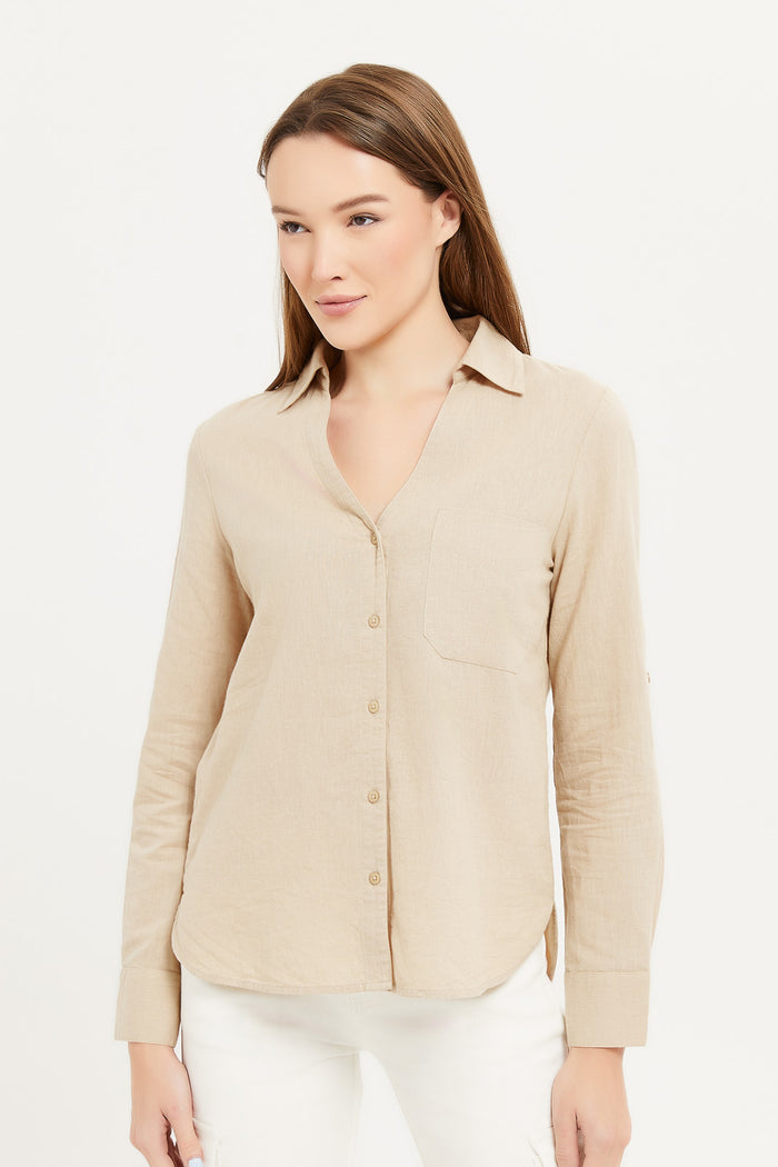 linen blouse for women