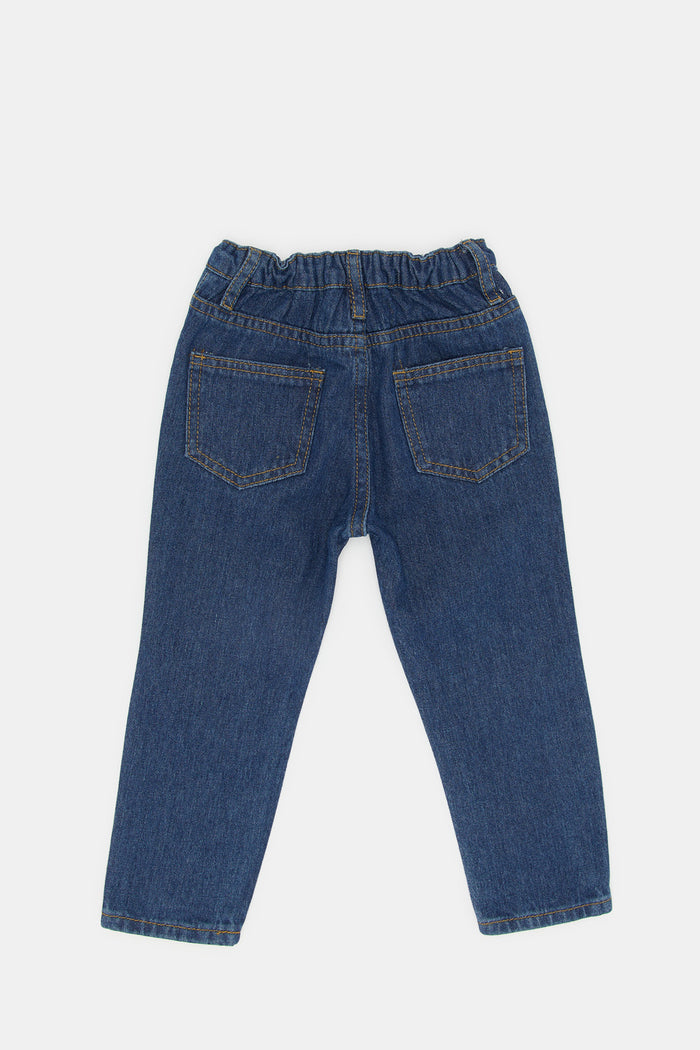 Redtag-Blue-Lion-Novelty-Jean-Category:Jeans,-Colour:Blue,-Deals:New-In,-Filter:Infant-Boys-(3-to-24-Mths),-H1:KWR,-H2:INB,-H3:DNB,-H4:JNS,-INB-Jeans,-KWRINBDNBJNS,-New-In-INB,-Non-Sale,-ProductType:Jeans-Slim-Fit,-S23E,-Season:S23E,-Section:Boys-(0-to-14Yrs)-Infant-Boys-3 to 24 Months