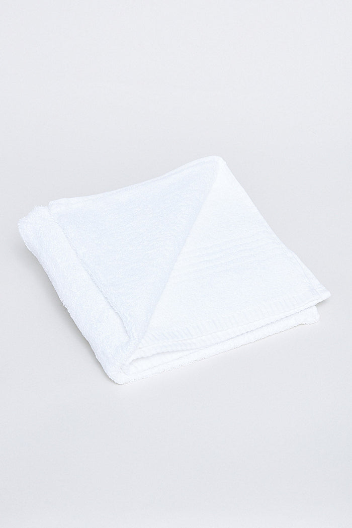 White Soft Cotton Hand Towel - REDTAG
