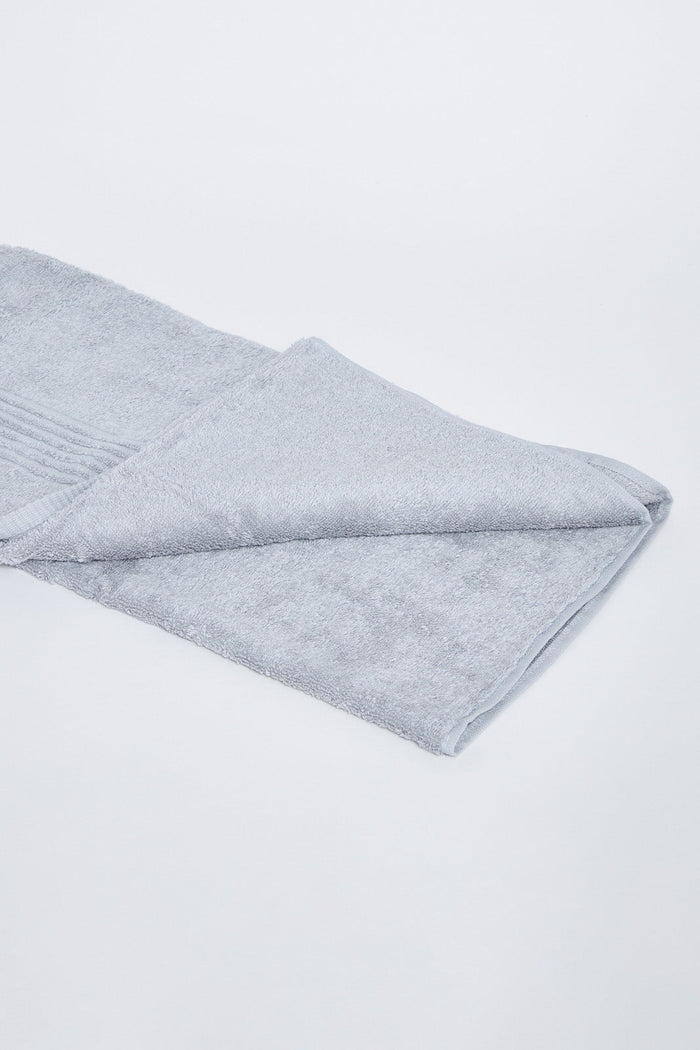 Grey Soft Cotton Bath Towel - REDTAG